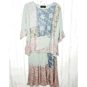 Vintage Spencer Alexis 2 Piece Cottagecore Boho Set Size 16